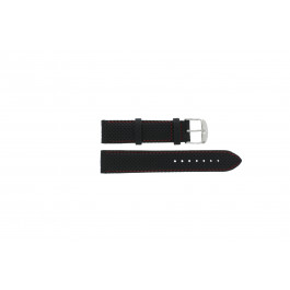 Bracelet de montre Tissot T049.417 / T600031360 Cuir Noir 19mm